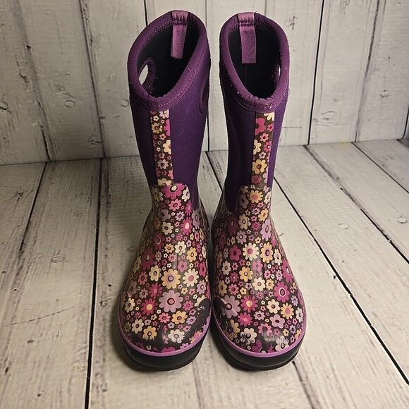 BOGS Classic  Daisy Boots Youth Big Kids Insulated Winter - US 4 - Picture 7 of 11